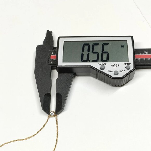 Tiffany and Co. Necklace Peretti Natural Diamond Gold 599-052925 - Picture 7 of 9